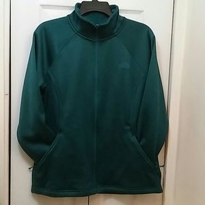 Women's mint green north face.large